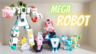 Wow Keren !!! Mainan Robot Huruf Bersatu Menjadi Mega Robot
