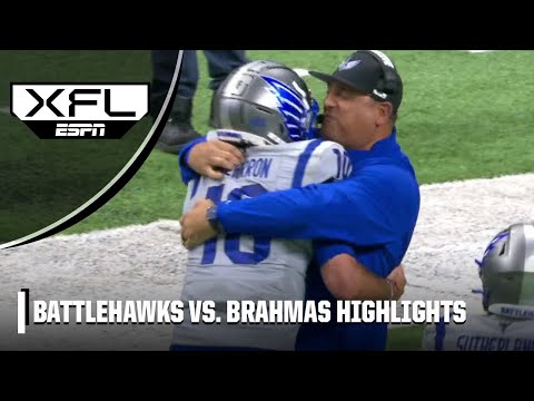 St. Louis BattleHawks vs. San Antonio Brahmas | XFL on ESPN | Full Game Highlights