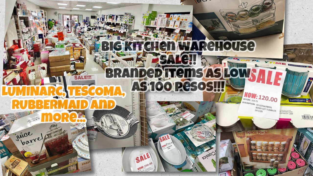 CHEAPEST KITCHENWARE, KITCHENWARE WAREHOUSE SALE IN PARANAQUE YouTube