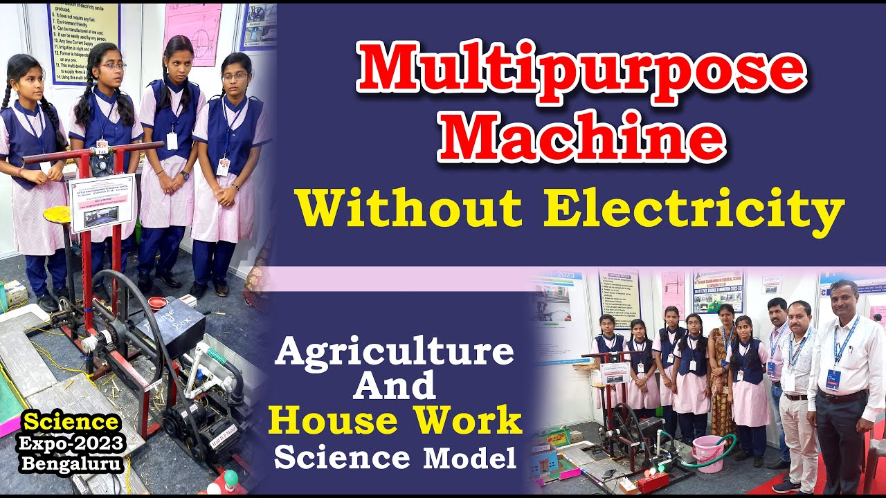 multipurpose-machine-without-electricity-science-expo-2023-bengaluru