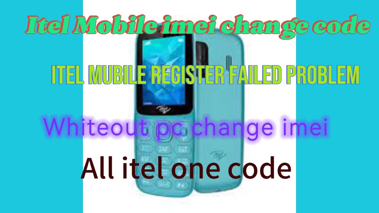 Itel mobile 2165 imei change code itel 6166 imei repair - YouTube