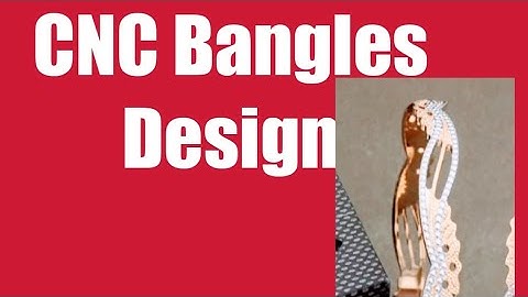 CNC machine Bangles design # make in corel Draw