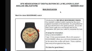 Modalites Épreuve Bts Ndrc Anglais