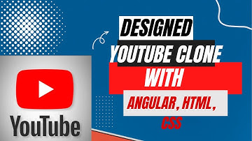 YouTube Clone Designed Using Angular, HTML, CSS