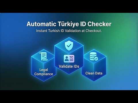 Real-time Turkish ID validation at Shopify checkout. Prevent fake data and ensure legal compliance.