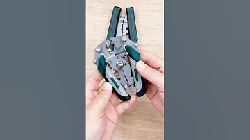 Have you ever used palm-sized folding wire strippers # #waterElectrician #HighPerformanceUtilit