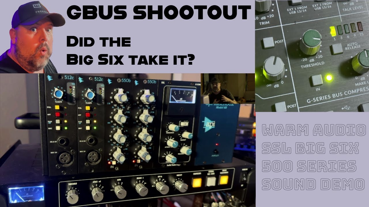 Ultimate SSL SHOOTOUT (Warm Audio/SSL Big Six/SSL GBUS) - YouTube