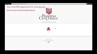 How to access PCC Appstream 2.0