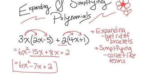 Expanding and simplifying polynomials