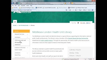 Accessing the Virtual Library