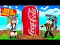 SCAVO UN BUCO DENTRO LA COCA COLA GIGANTE SU MINECRAFT!!
