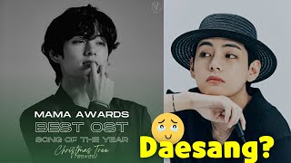 Christmas Tree By Taehyung Has Been Nominated For Daesang Song Of The Year At The 2022 Mama