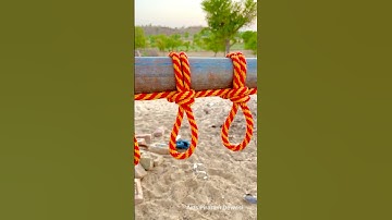 Great idea of making loop knot.