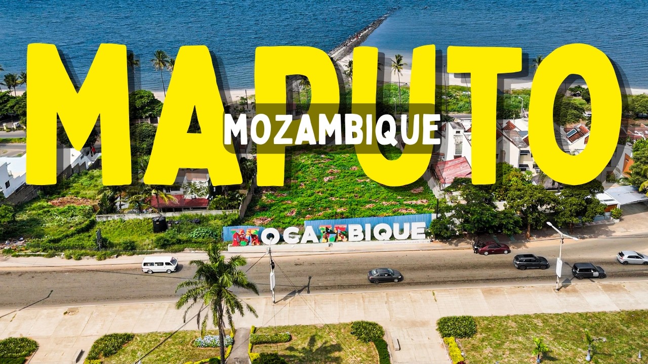 Maputo, Mozambique 4K HDR Drone Tour: Maputo-Katembe Bridge & City Skyline