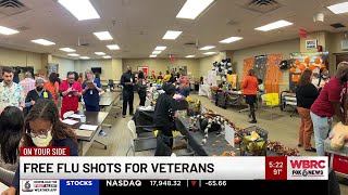 Free flu shots for veterans