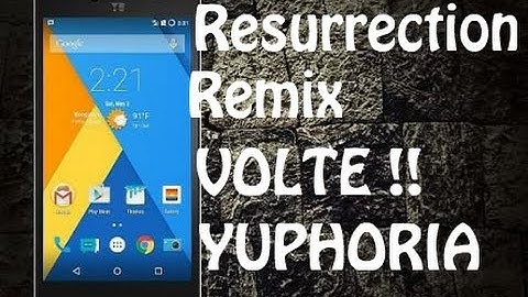 Resurrection Remix [VOLTE] Yuphoria [ Full Review ]
