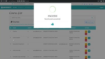 University Management System Development Using ASP.NET Core