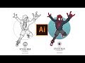 Adobe Illustration Process | Spider-Man: Into The Spider-Man Verse