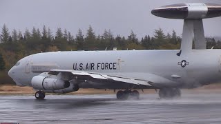 Boeing E-3 Sentry - Engine Run Up & Takeoff