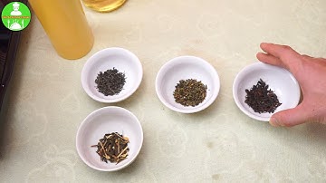 Phân biệt các loại trà thông dụng trà xanh, trà đen, trà lài, hồng trà, lục trà, trà ô long