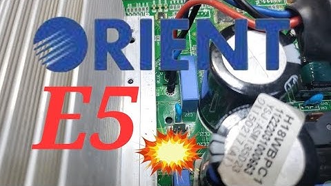 Orient DC inverter AC E5 error code inverter PCB  course treaning#330