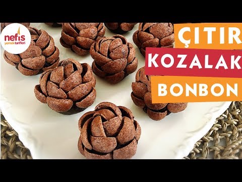 Çıtır Kozalak Bonbon Tarifi -  Tatlı Tarifleri -  Nefis Yemek Tarifleri