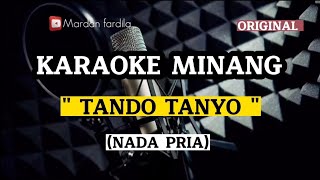 KARAOKE MINANG - TANDO TANYO - NADA PRIA / Nisya Laila