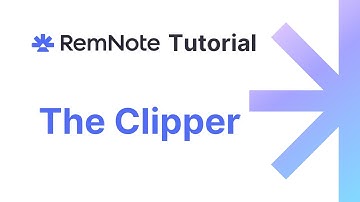 RemNote Tutorial #21: The Clipper