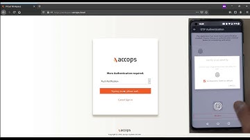 AccOps offers Push Notification with Biometric Authentication