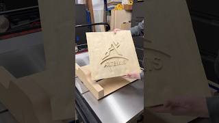 Cutting out the Artemis carving
