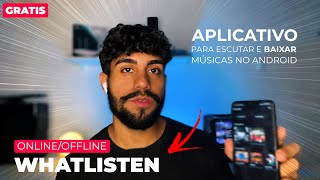 O MELHOR APP PARA ESCUTAR MÚSICA OFF-LINE NO ANDROID (ONLINE/OFFLINE) 2023 screenshot 1
