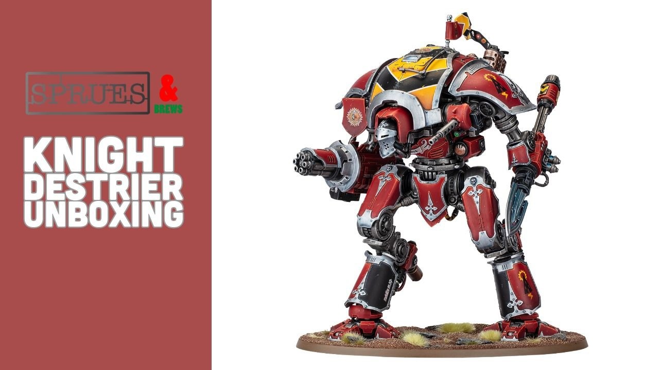 Imperial Knight Destrier Unboxing - Warhammer 40k - YouTube