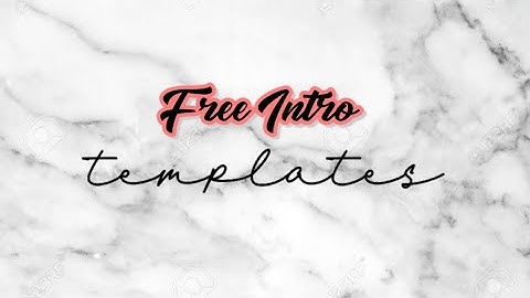 FREE INTRO NO TEXT (Pastel color edition)