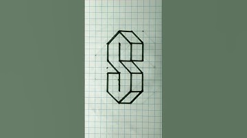 3D S DRAWING #youtubeshorts #viral #3d #shorts #shortvideo