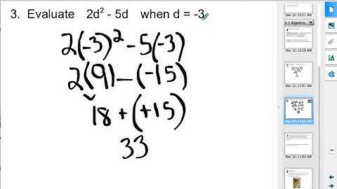 5.1 Algebraic Expressions