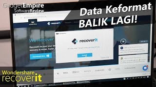Aplikasi Balikin Data Hilang Kehapus Keformat - Recoverit  - SoftwareReview screenshot 1