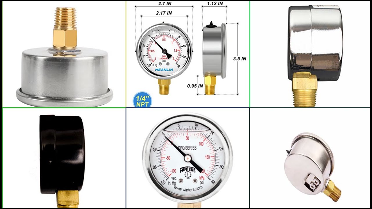 Top 10 Pressure and Vacuum Gauges You Can Buy March 2023 YouTube