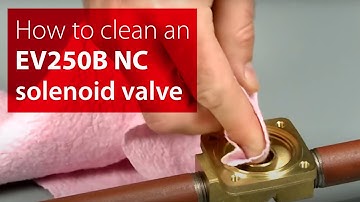 How to clean inside a Danfoss EV250B NC solenoid valve | Step-by-step instructions