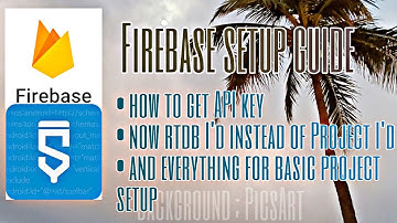 Setup firebase project start to end everything.