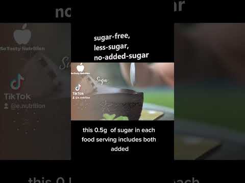 Sugar-free | Less sugar | NO-added-sugar