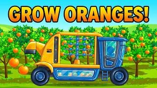 🍊 Grow Oranges & Make Juice! Kids Farm Tractors Game | Fun Educational Gameplay | GoKids! screenshot 3