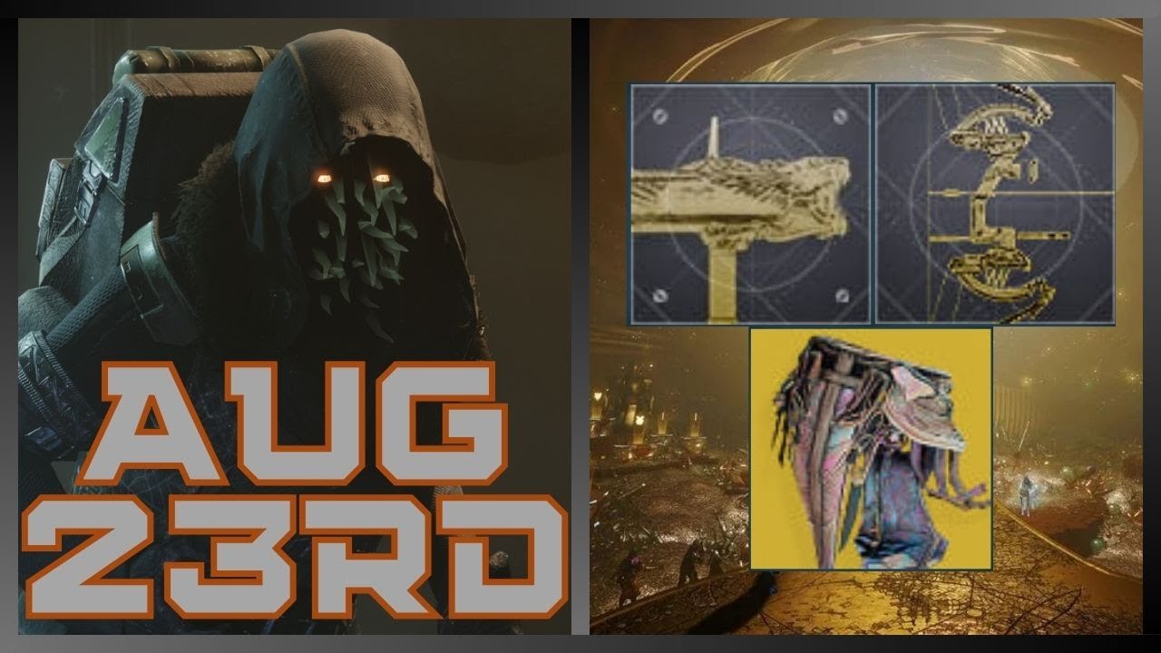 FARM CLASS ITEMS FROM XUR, Trinity Ghoul & Fighting Lion Catalysts | Xur Stock Update (8/23/24)