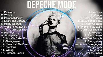 Depeche Mode Playlist Of All Songs ~ Depeche Mode Greatest Hits Full Album