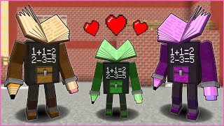 SCHOOL MONSTER GOT MARRIED AND HAD A BABY! 😍 - Minecraft RICH AND POOR LIFE