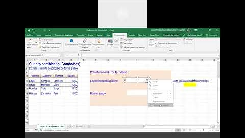 Excel Avanzado  clase #1 -Botones .. control de formulario, cuadro combinado ,control númerico.