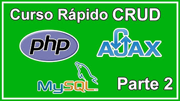 CRUD en PHP con Ajax - Rapido y Facil ✅ Parte2