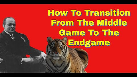 How To Transition From The Middle Game To The Endgame | Nimzowitsch vs Stahlberg: Gothenburg 1934