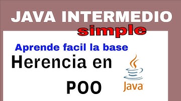 En Java tutorial Herencia simple - Guia paso a paso!