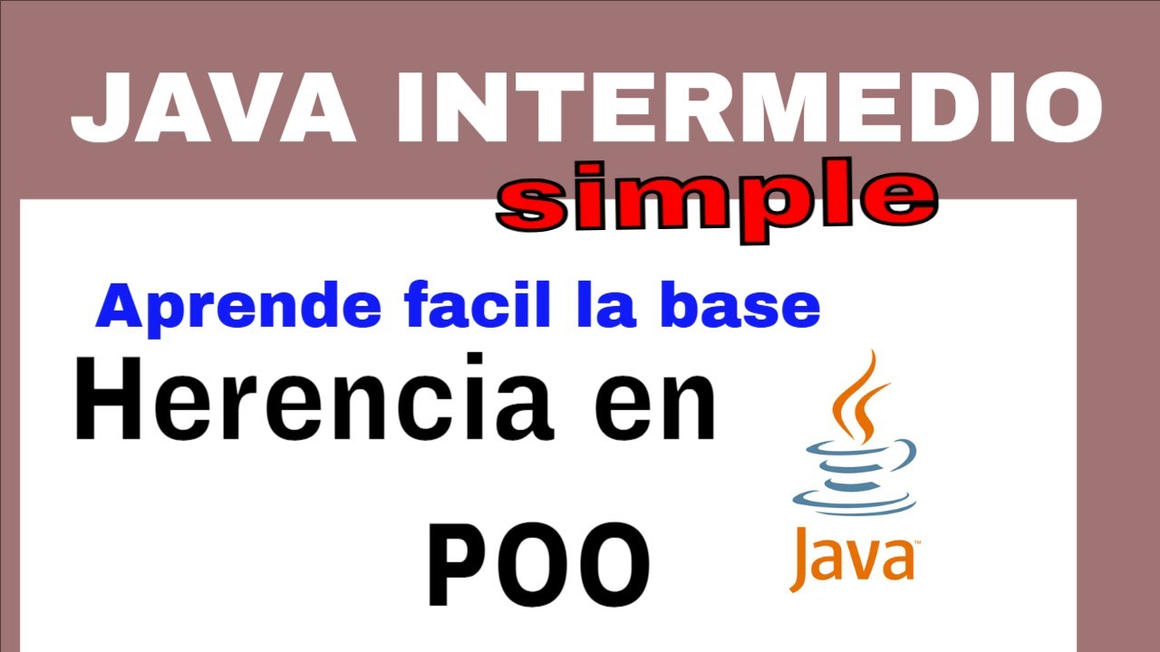 1-herencia en java - YouTube