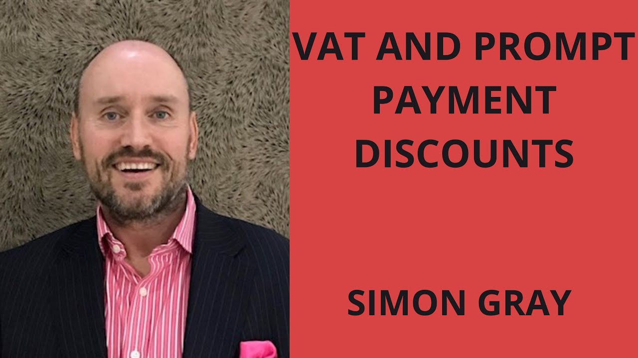 VAT and Prompt Payment Discounts YouTube